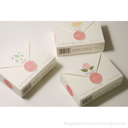 custom fancy soap packaging box for display